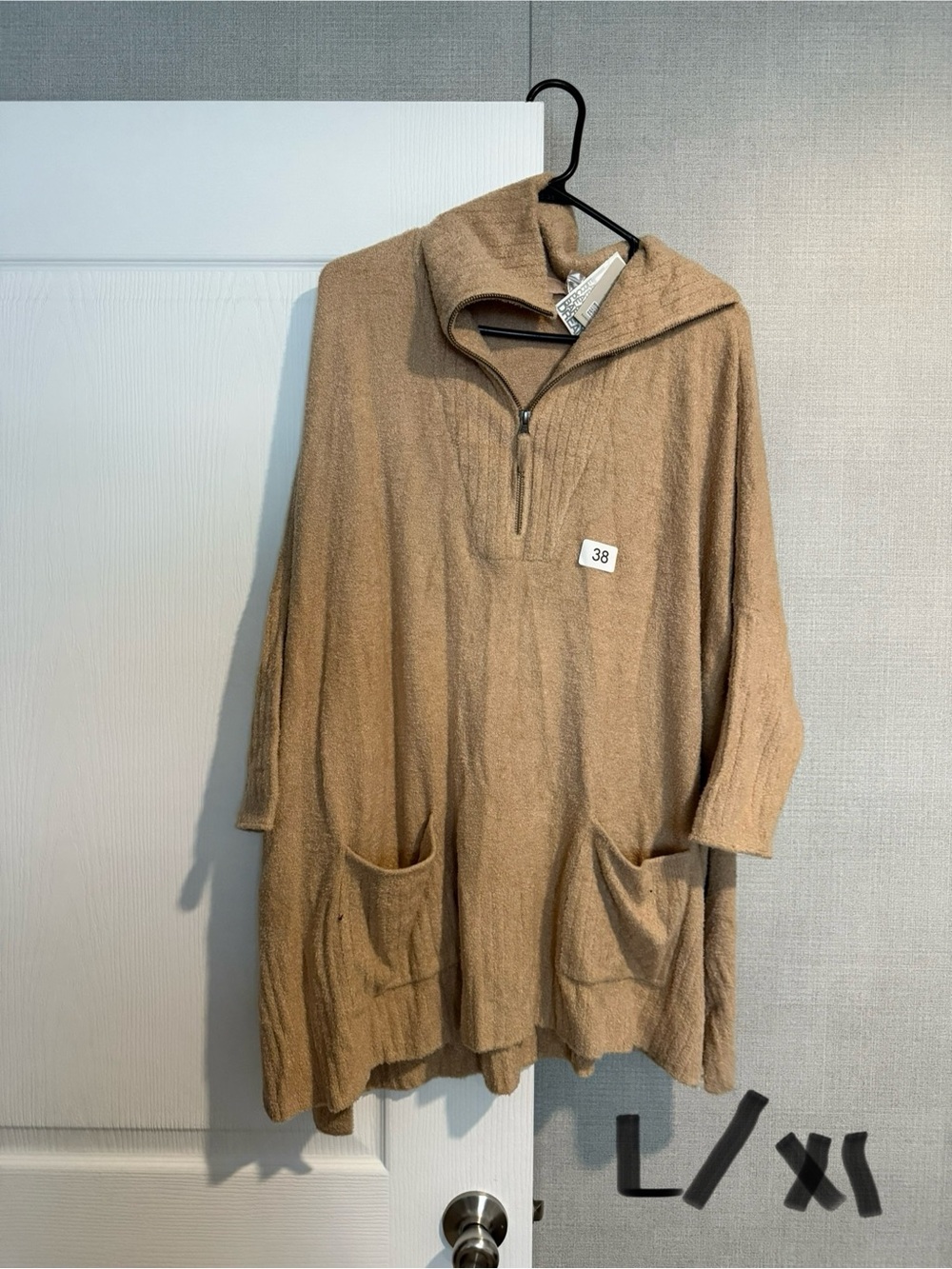 Barefoot Dreams Half-Zip Hooded Tunic with Front Pockets
